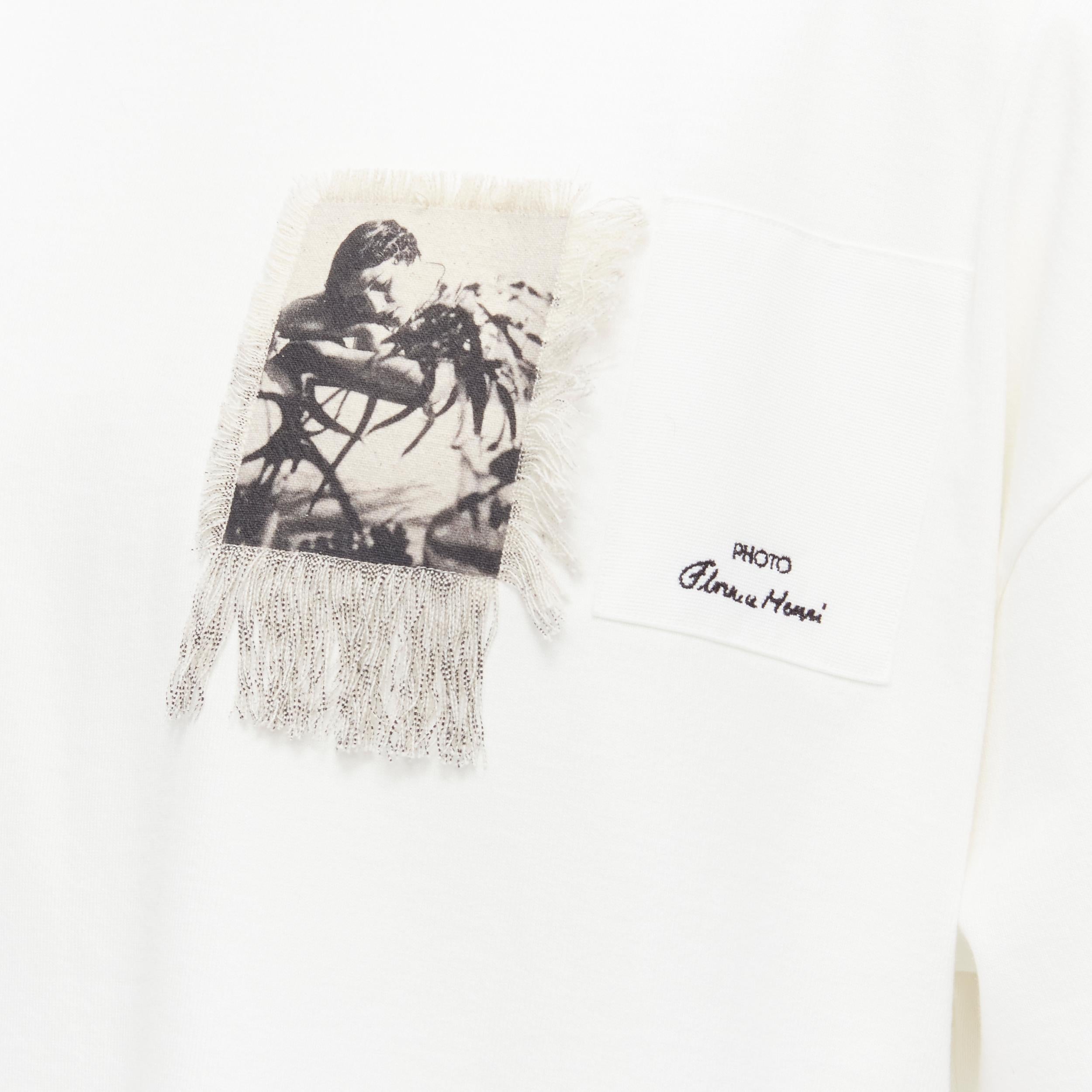 new JIL SANDER 2021 Florence Henri white photo patchwork boxy t-shirt XS 
Reference: CRTI/A00296 
Brand: Jil Sander 
Designer: Jil Sander
Collection: 2021 Fall Winter Runway 
Material: Cotton 
Color: White 
Pattern: Solid 
Extra Detail: Weighted