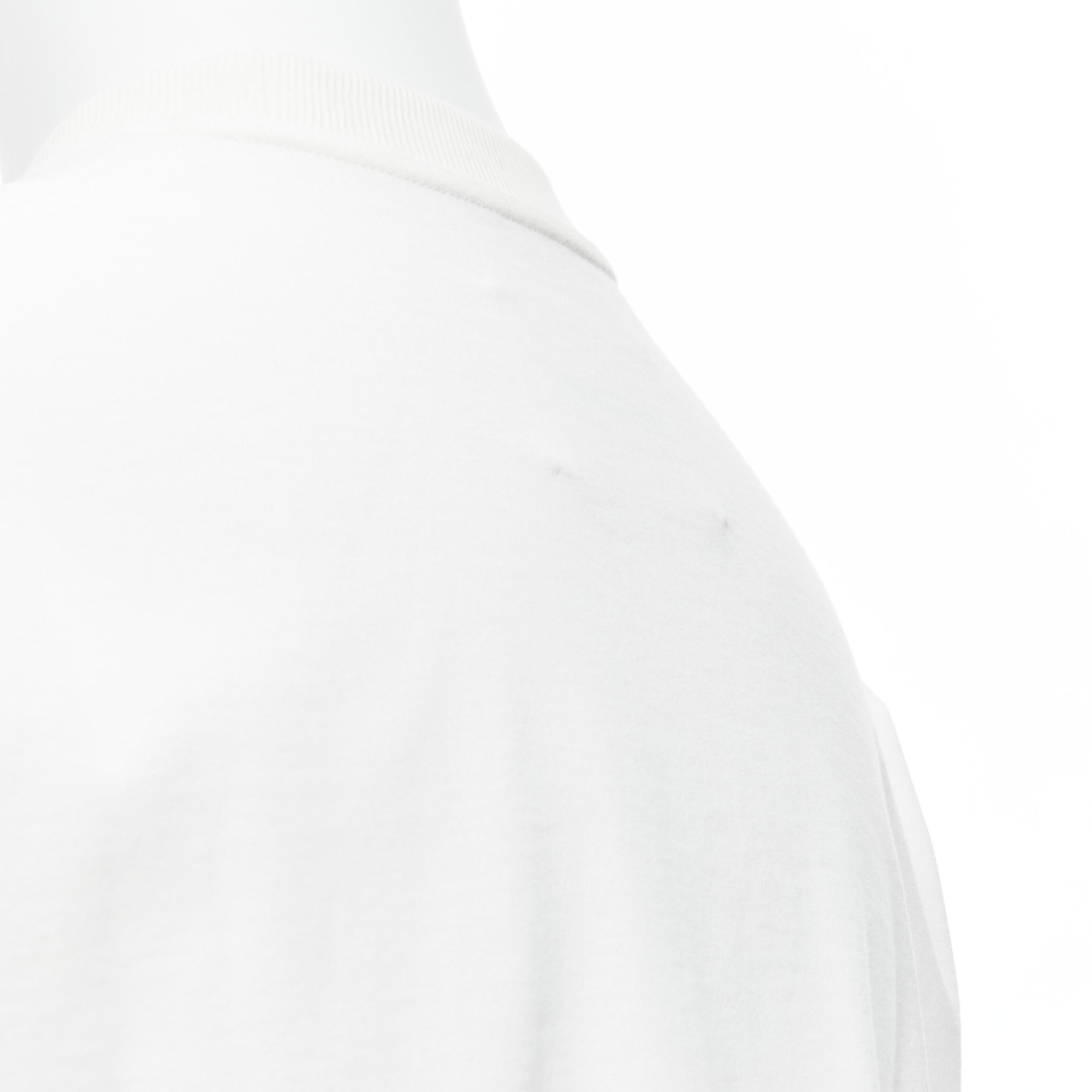JIL SANDER 2021 Florence Henri Weißes Foto-Patchwork-T-Shirt XS im Angebot 4