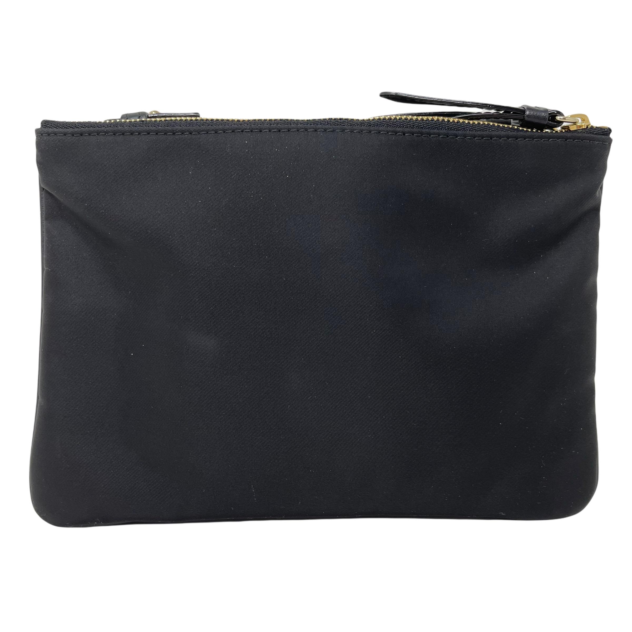 NEU Jimmy Choo Schwarze Crossbody Umhängetasche aus Candice Nylon im Angebot 3