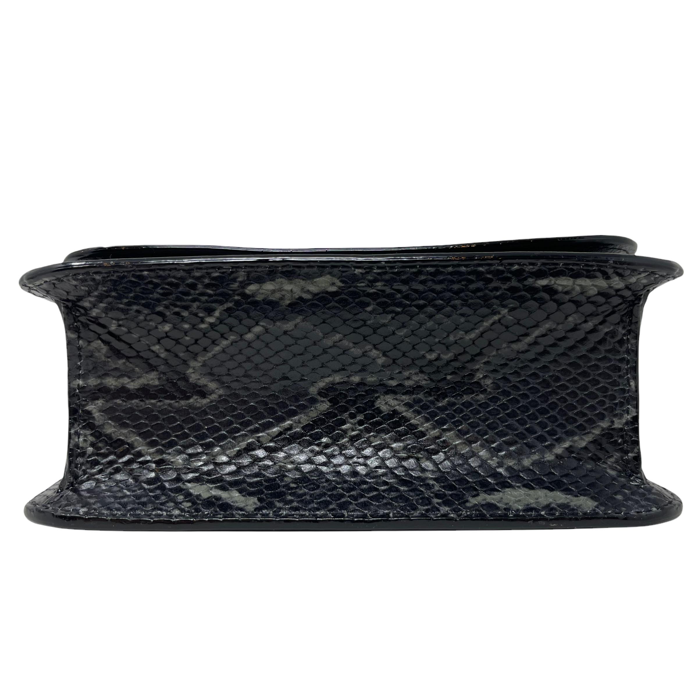NEU Jimmy Choo Schwarze JC Top Handle Leder Umhängetasche im Angebot 7