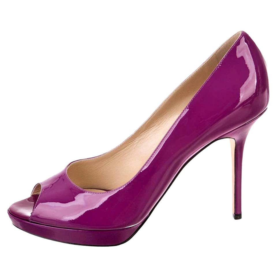 Jimmy Choo NEW and SOLD OUT Multi Color Suede PVC Cut Out Evening Heels