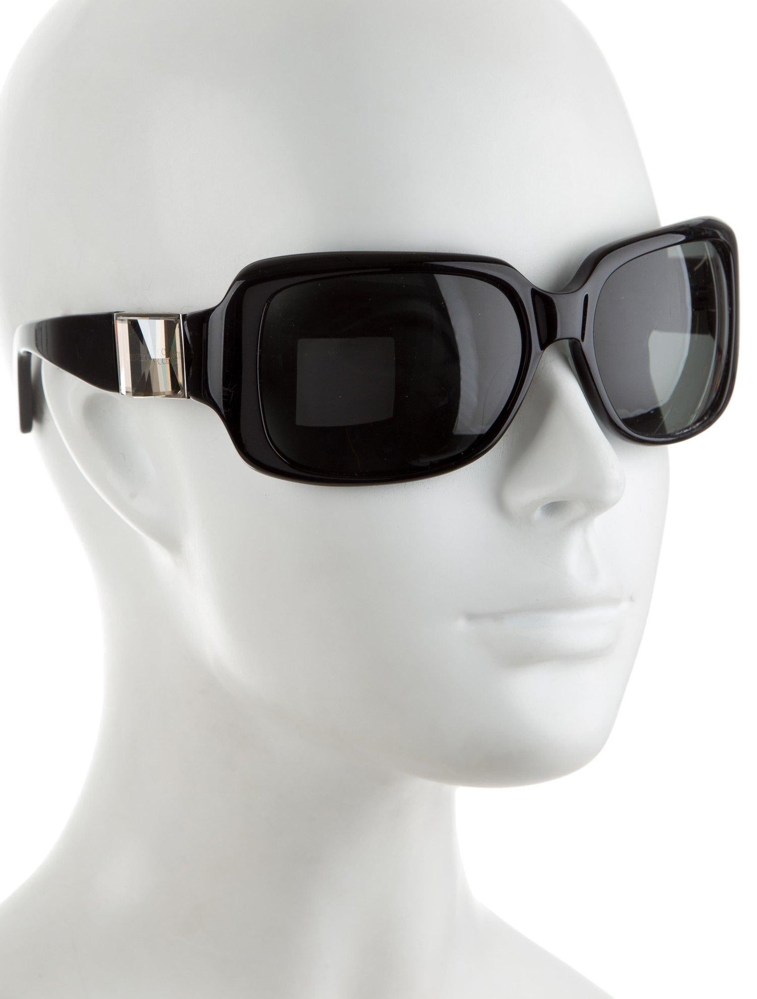 Beige New Jimmy Choo Swarovski Sunglasses With Case & Box $595