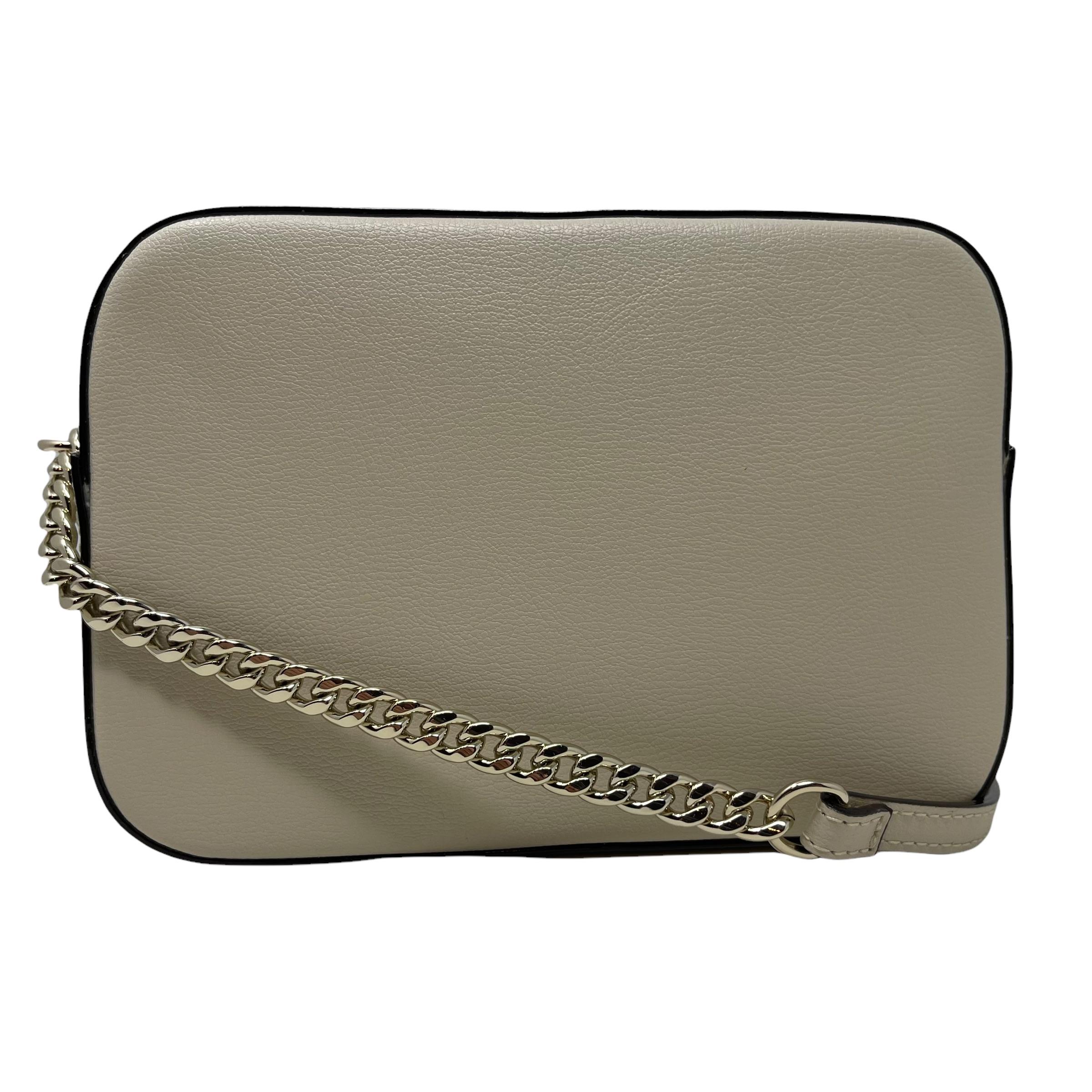 NEW Jimmy Choo Weiße JC Kamera Leder Crossbody Umhängetasche im Angebot 4