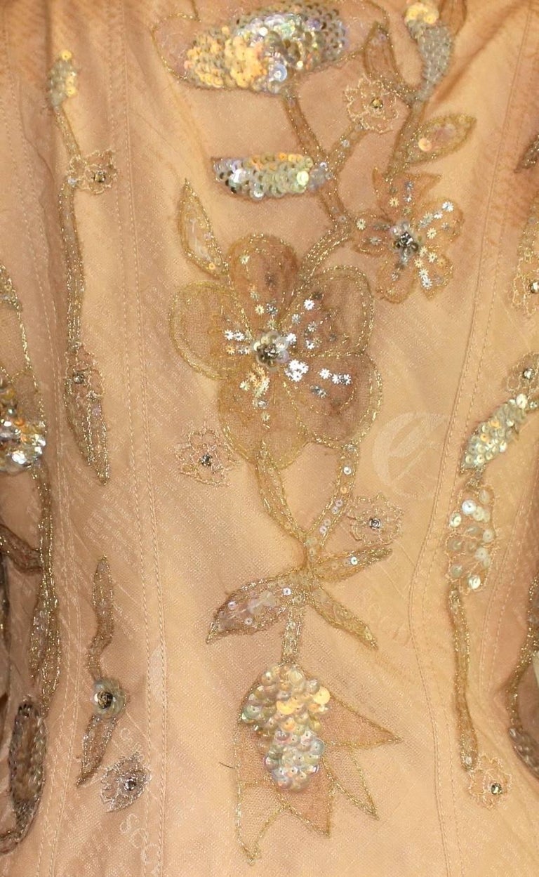 UNWORN John Galliano Newspaper Print Silk Tulle Lace Skirt Dress Jacket