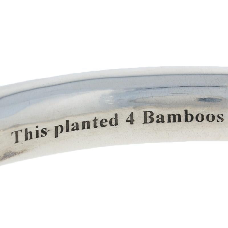 John Hardy Bamboo Bracelet Sterling Silver, 925 Hinged Bangle 2