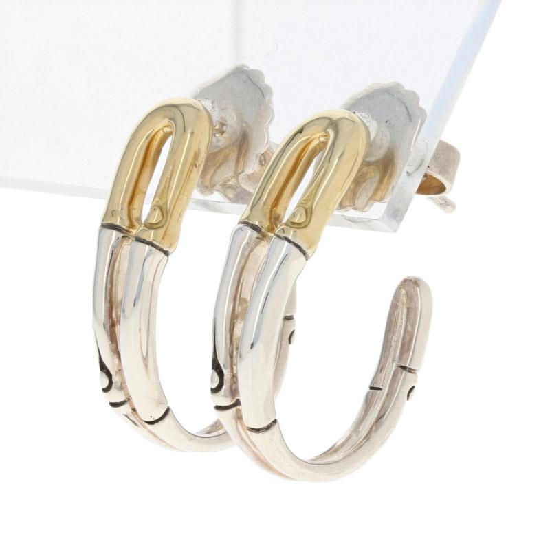 Originally retailing for $650, these striking designer earrings are being offered here for a much more wallet-friendly price and they are accompanied by a signature John Hardy cleaning cloth along with an information booklet. 

Brand: John