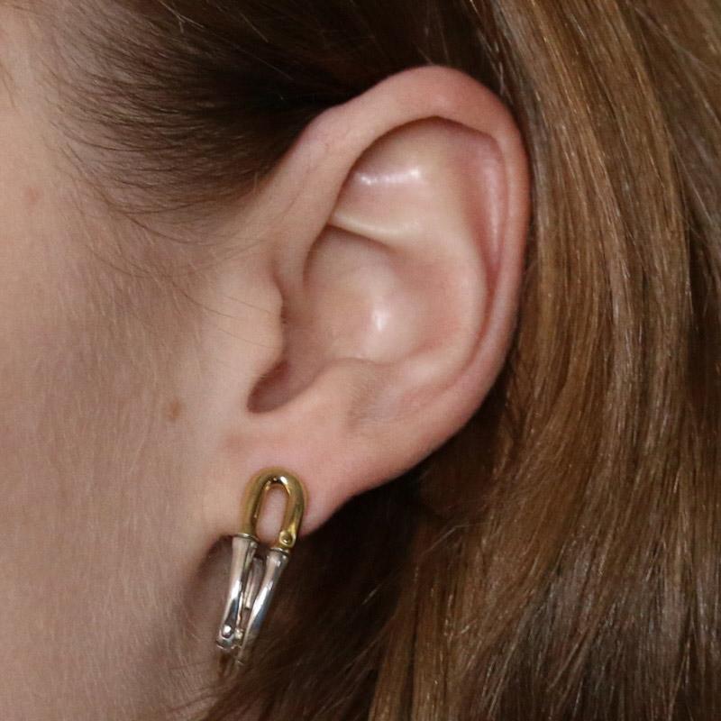 john hardy bamboo large open hoop silver earrings