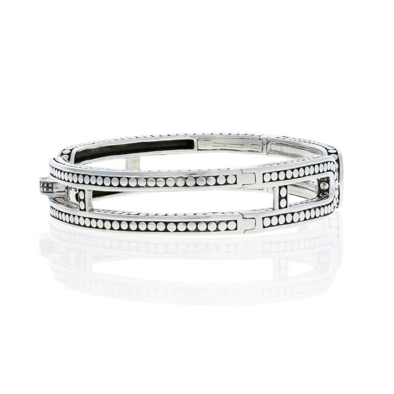 Originally retailing for $995, this chic designer bracelet is being offered here for a much more wallet-friendly price and it is accompanied by a signature John Hardy storage pouch.

Brand: John Hardy
Collection: Dot
 
Metal Content: Guaranteed