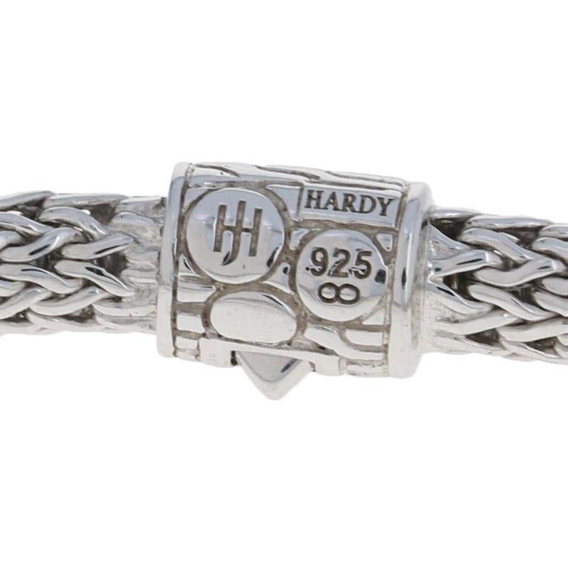 John Hardy Dot Slim Chain Bracelet, Sterling Silver Women's Designer 1