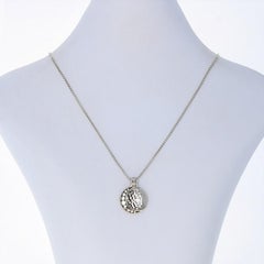 John Hardy Hammered Dot Moon Phase Pendant Necklace, Sterling Adjustable