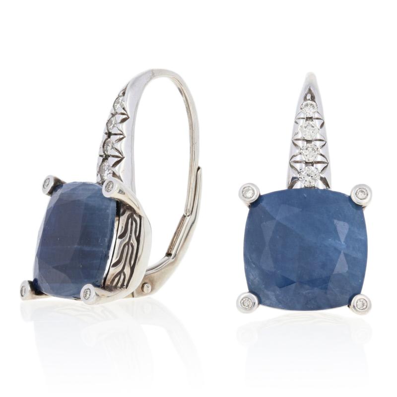 john hardy earrings sapphire and diamonds