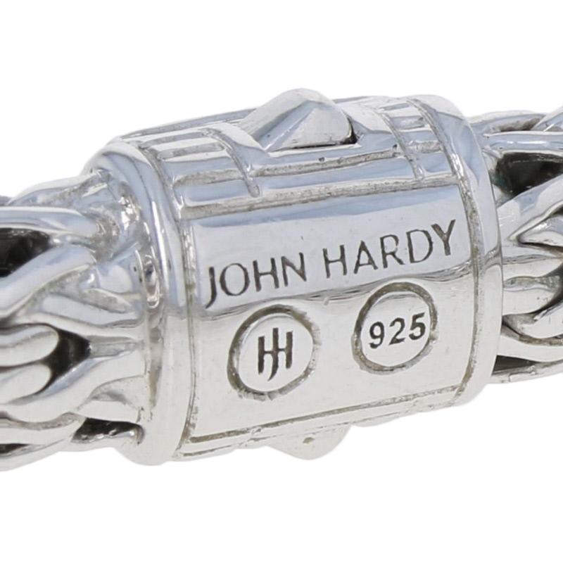 Women's John Hardy Mandarin Garnet Classic Chain Bracelet Sterling Designer