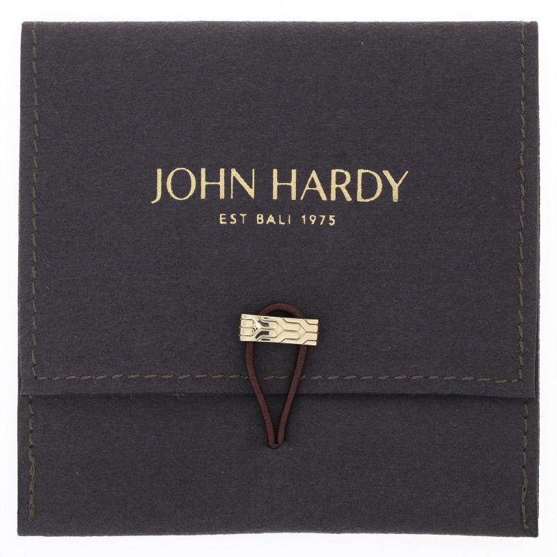 John Hardy Sterling & 1/3 18 Karat Yellow Gold Earrings 925 Small Dot Ball Studs 2