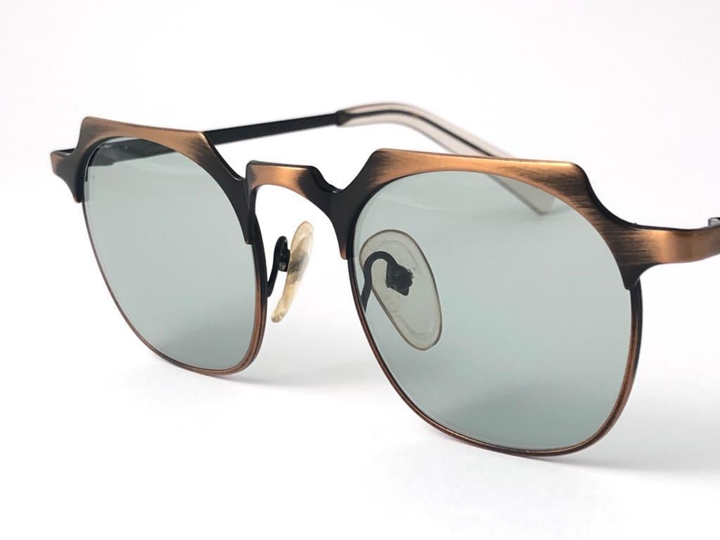 New Junior Gaultier 57 0171 Copper Sunglasses 1990's Made in Japan  In New Condition In Baleares, Baleares