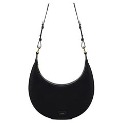 New JW PEI Black Carly Nylon Saddle Shoulder Bag