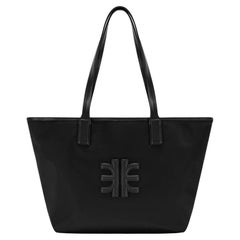 New JW PEI Black Cathy Nylon Tote Shoulder Bag