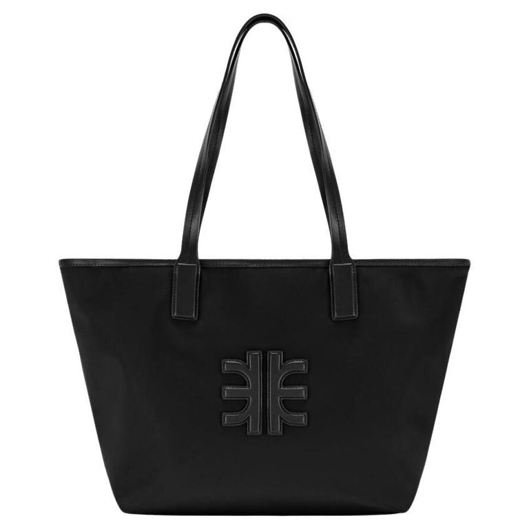 New JW PEI Black Cathy Nylon Tote Handbag For Sale at 1stDibs