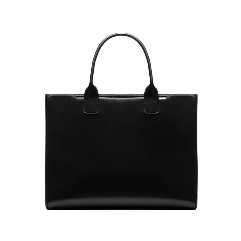 New JW PEI Black Gia Medium Vegan Leather Tote Bag For Sale at 1stDibs