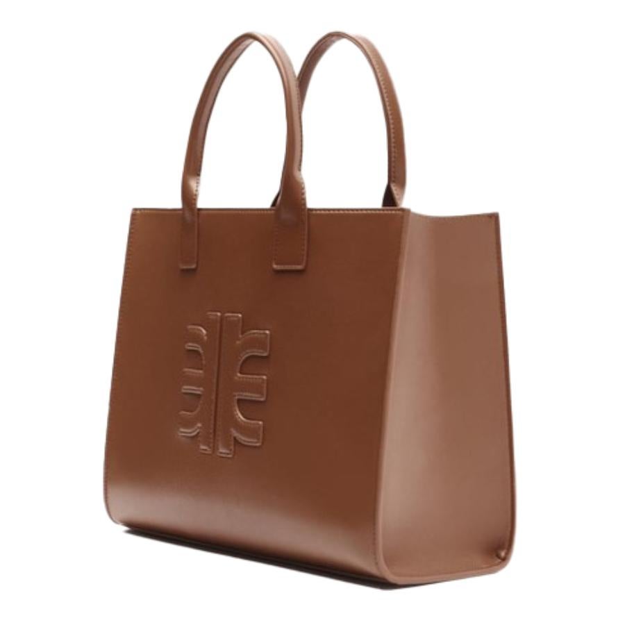 New JW PEI Brown Gia Medium Vegan Leather Tote Bag In New Condition For Sale In San Marcos, CA