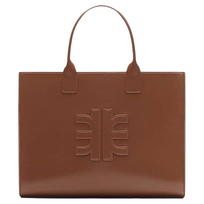 New JW PEI Brown Gia Medium Vegan Leather Tote Bag For Sale