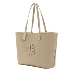 New JW PEI Khaki Brown Cathy Nylon Tote Shoulder Bag