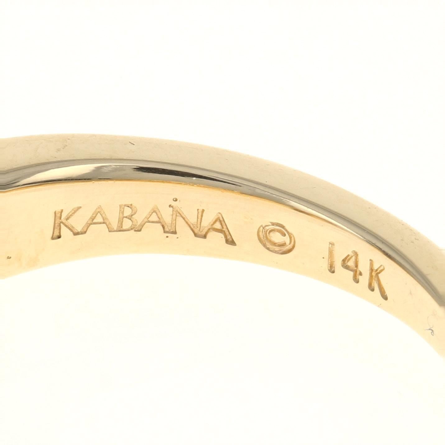 Kabana Tanzanite, Opal, and Diamond Ring, 14 Karat Gold Women's .66 Carat In New Condition In Greensboro, NC