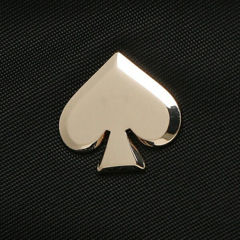 NEW Kate Spade Black Jae Medium Nylon Satchel Crossbody Bag For Sale at