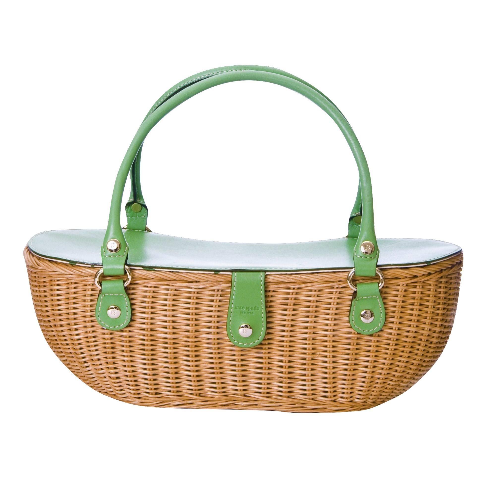 kate spade straw bag