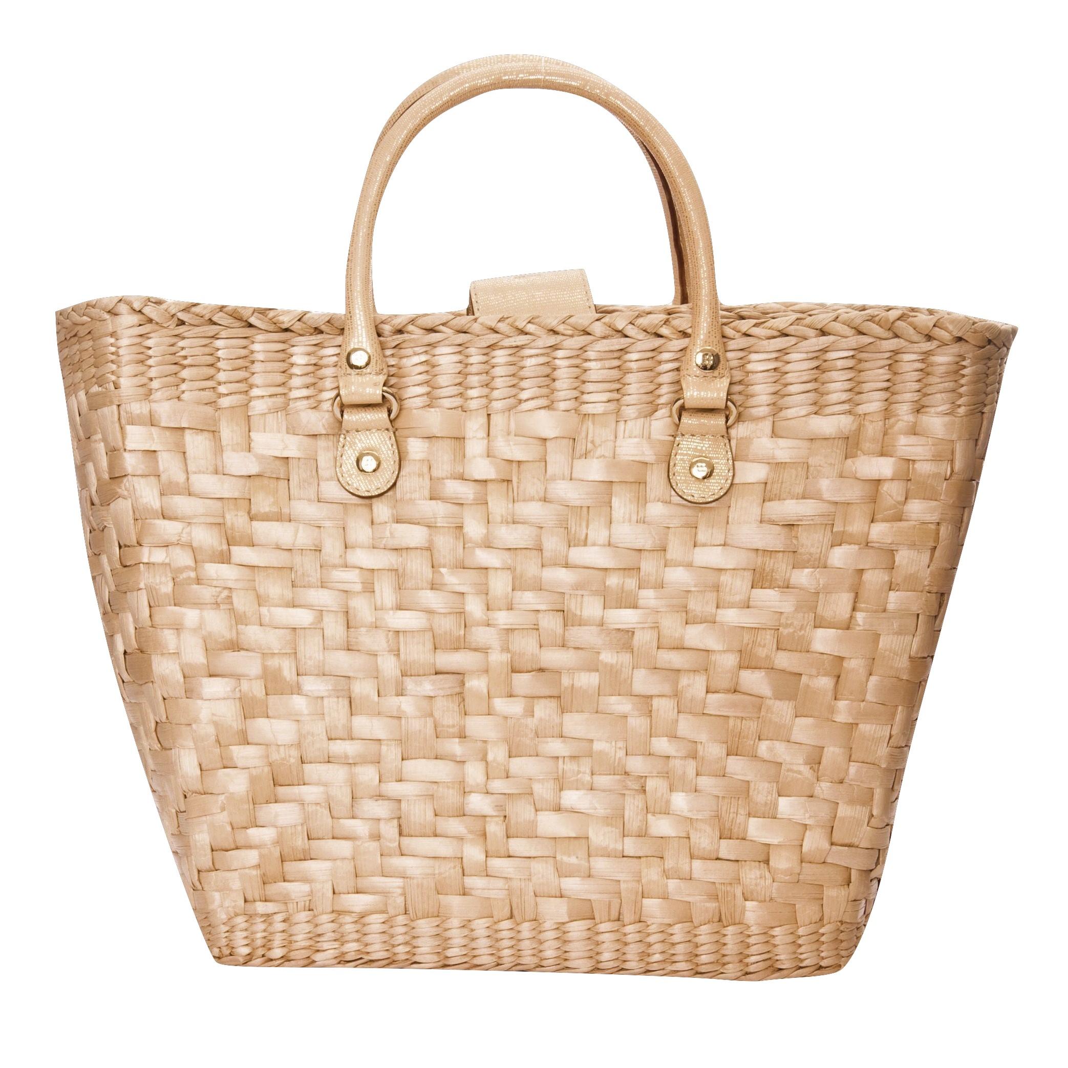 Kate Spade Wicker Bag
From Her Spring 2005 Collection
DESIGNED BY KATE SPADE
This is the last collection before she sold her brand to Neiman Marcus
Impossible to Find Brand New

* Beautiful Woven Wicker
* Gold Hardware
* One Interior Zippered