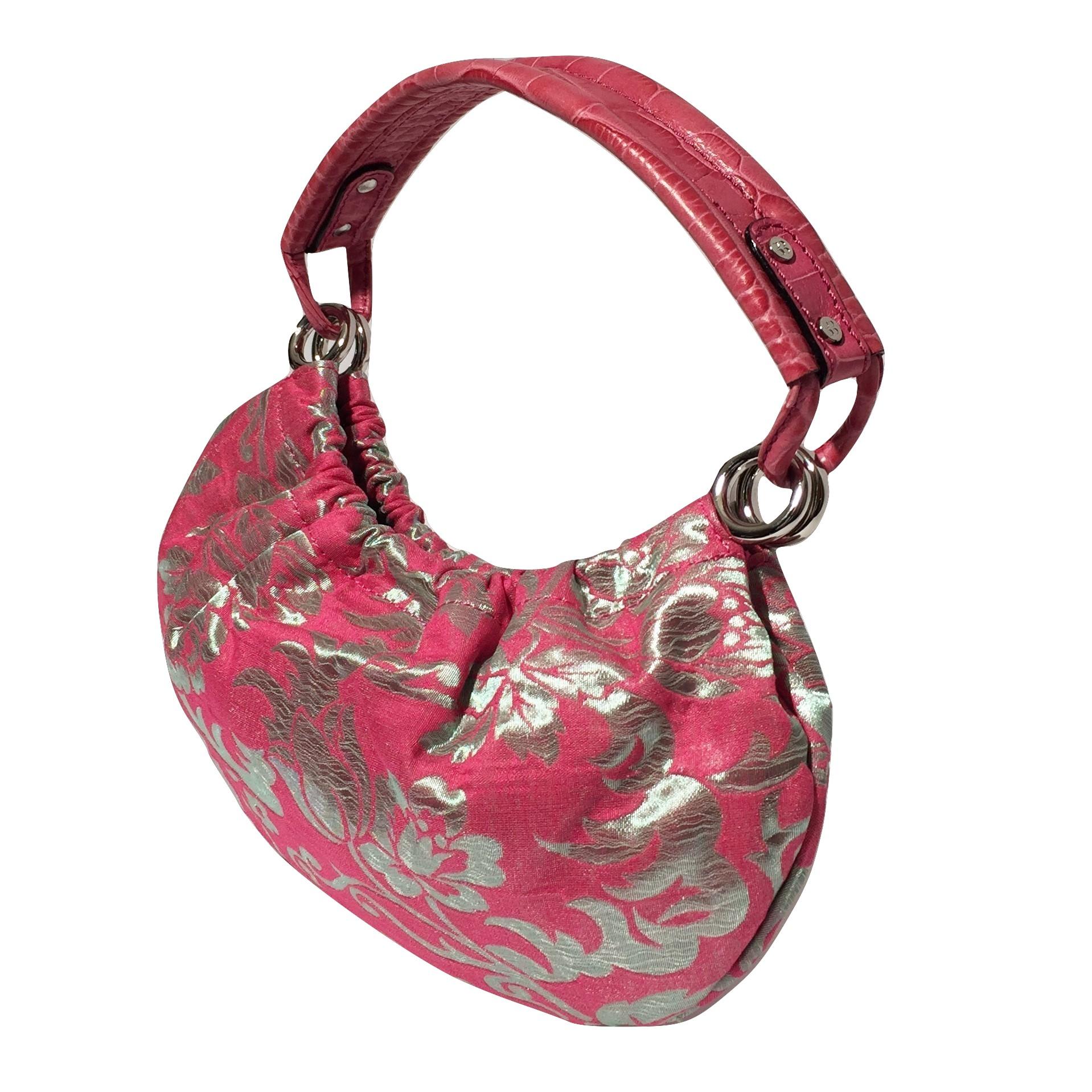 Marrone New Kate Spade Her Spring 2005 Borsa in broccato rosa con scatola