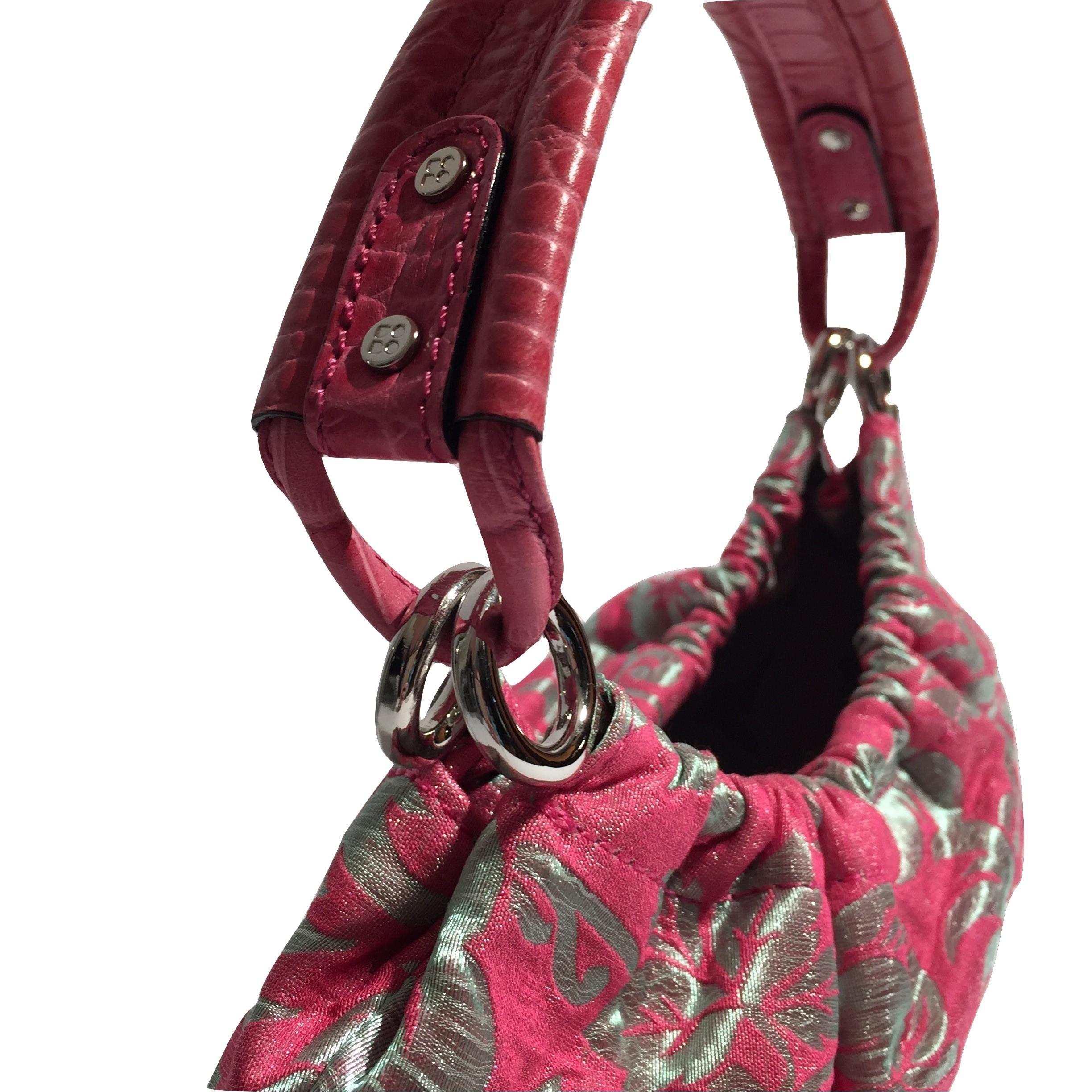 New Kate Spade Her Spring 2005 Borsa in broccato rosa con scatola In condizioni Nuovo a Leesburg, VA