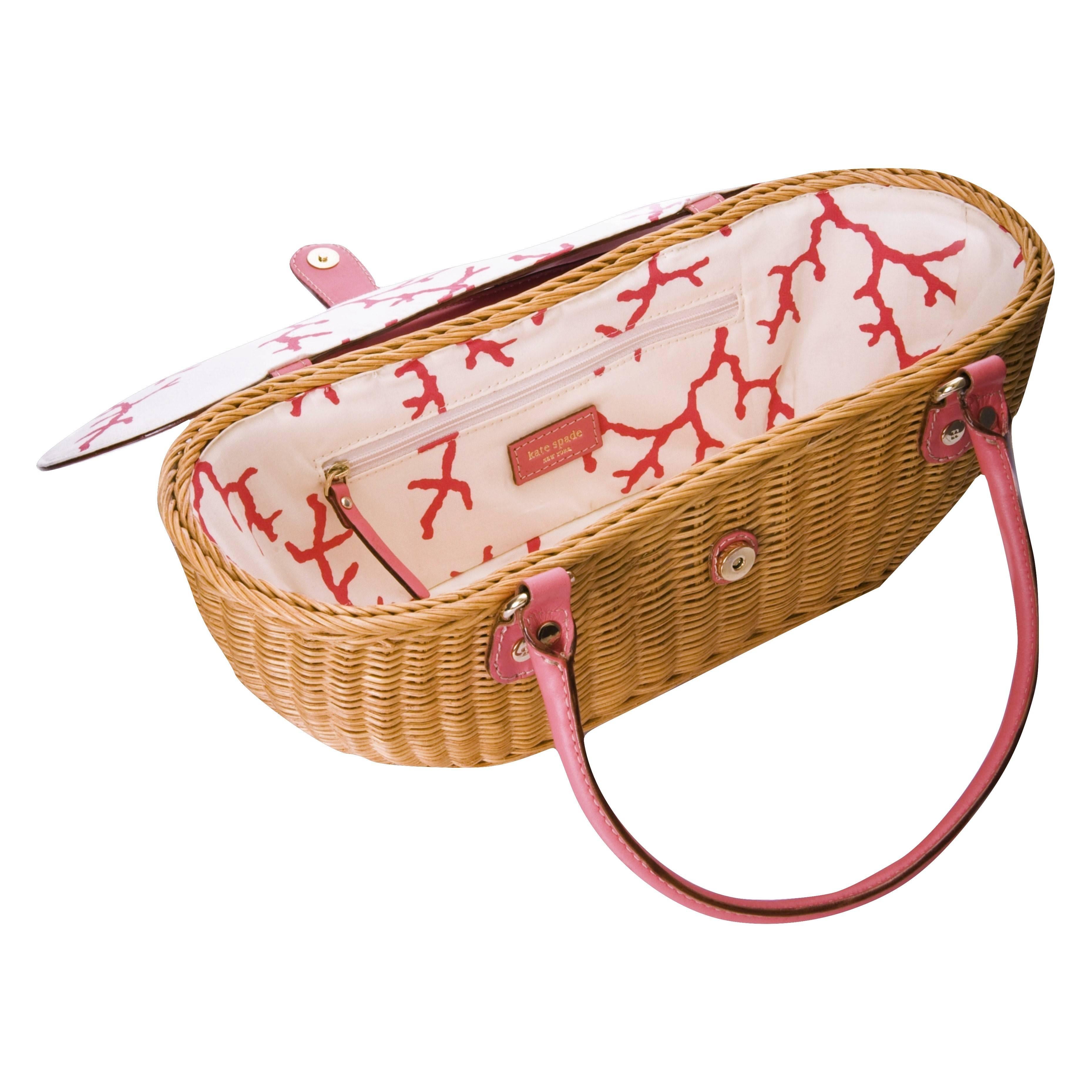 kate spade basket purse