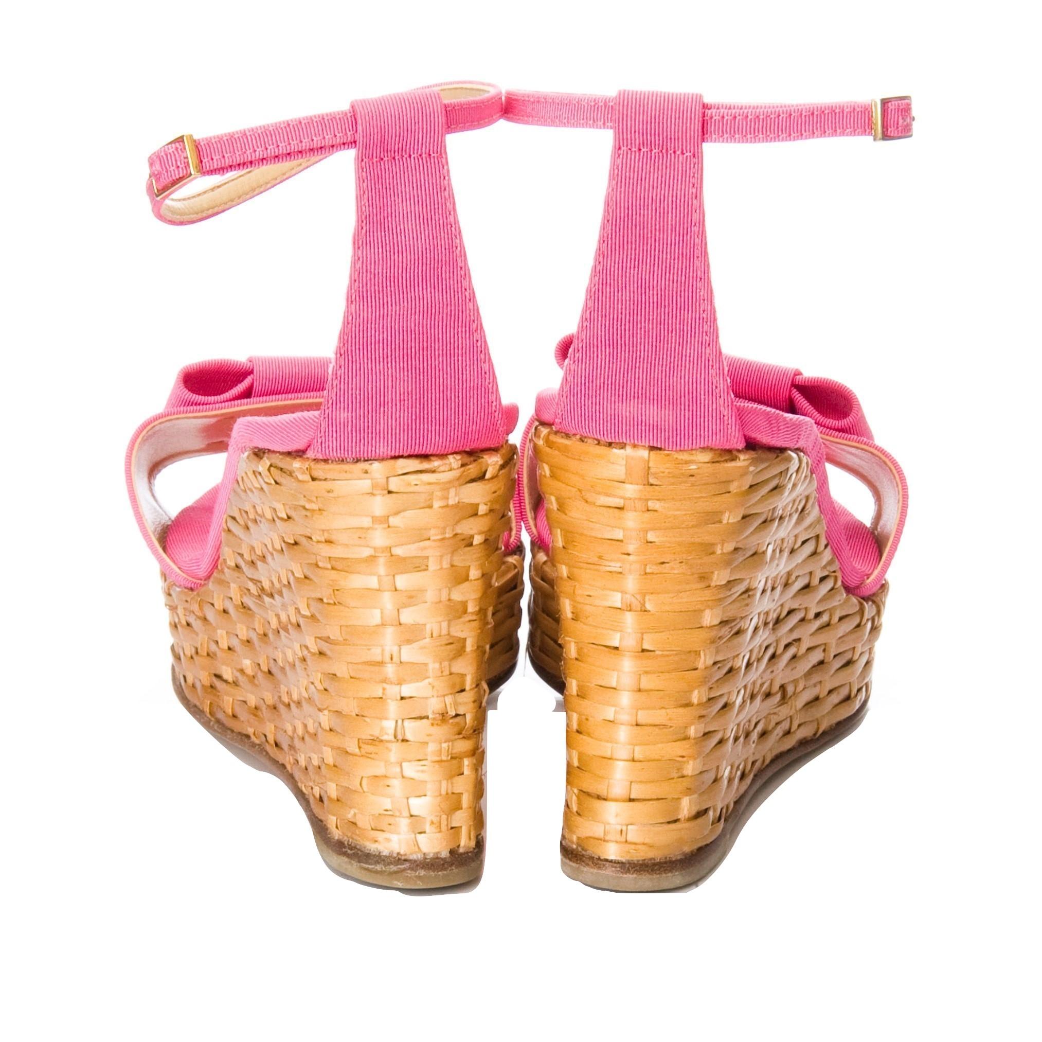New Kate Spade Spring 2005 Collection Cabo Wedge Heel Size 9 For Sale 1