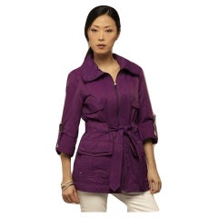 New Kenneth Cole Plum Giacca Cappotto con custodia da viaggio Taglia: Piccolo