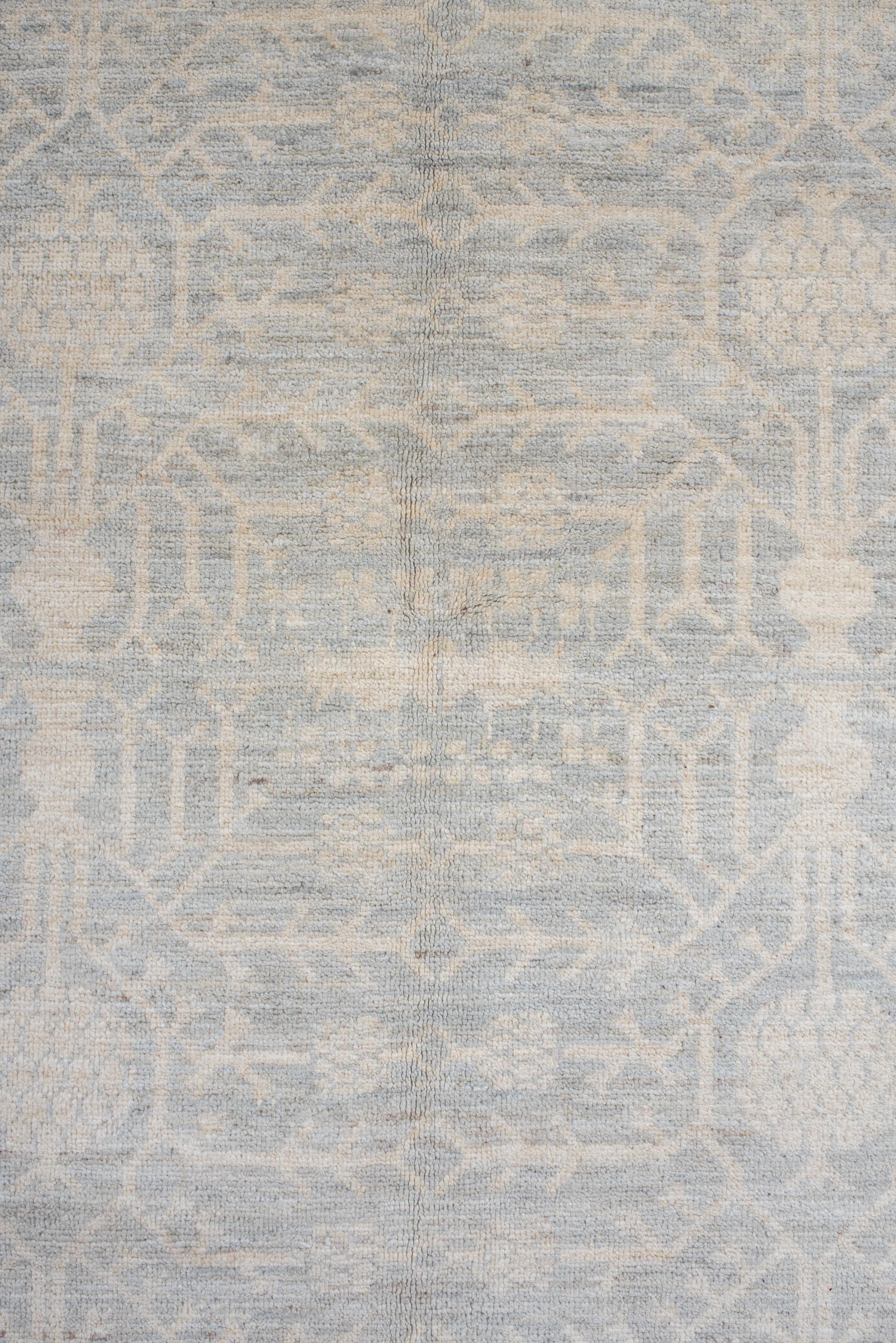 Hand-Knotted New Khotan Design Rug For Sale