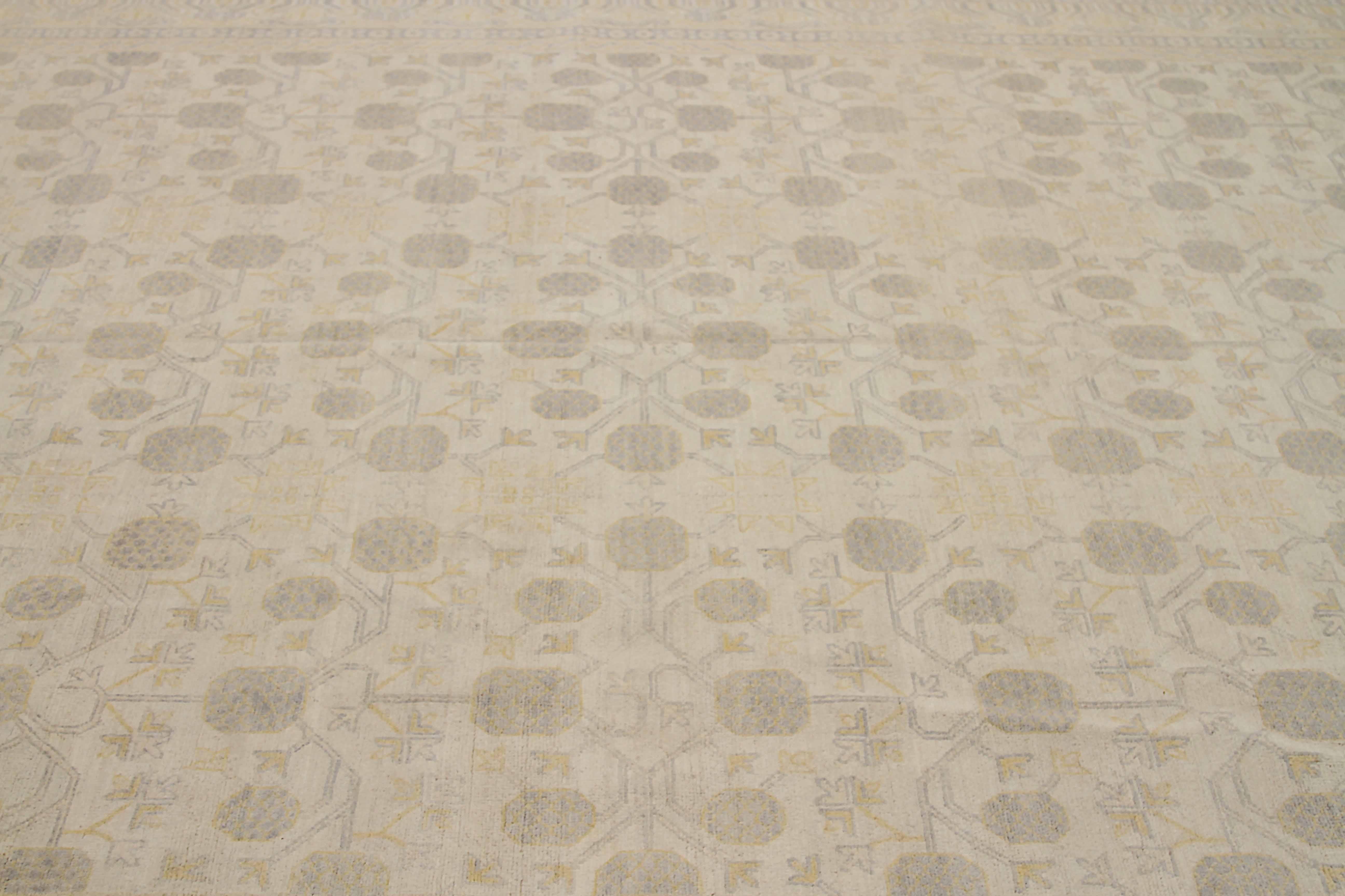 Neuer afghanischer Teppich im Khotan-Stil mit '17. Jahrhundert'-Look (Handgewebt) im Angebot