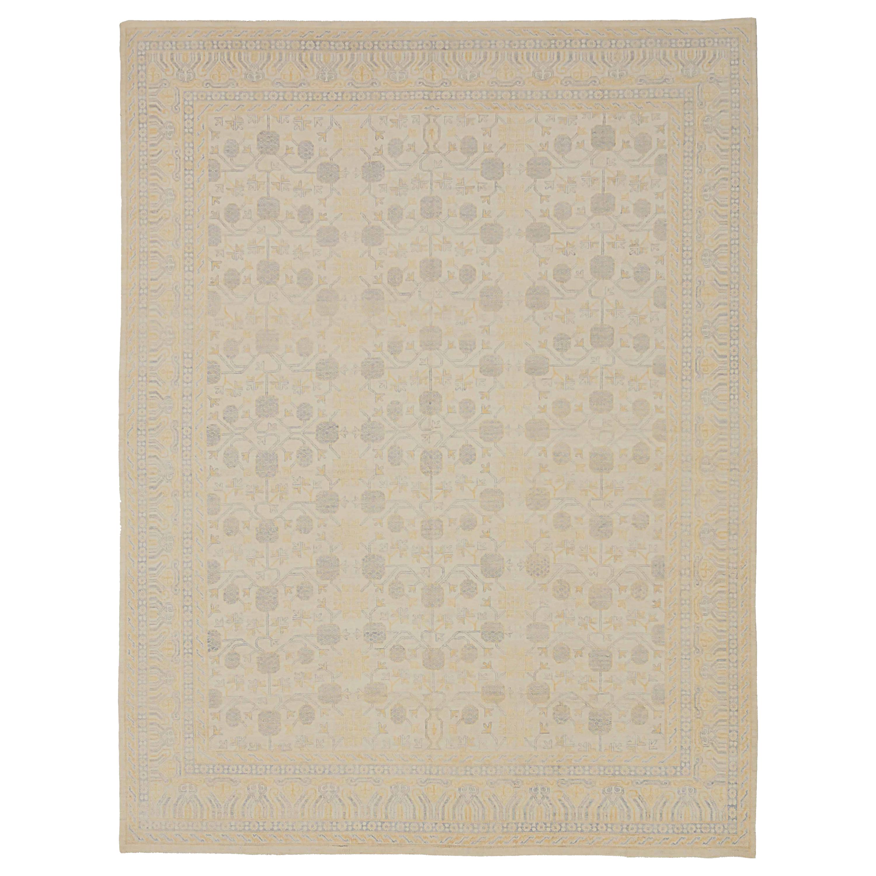 New Khotan Style Afghan Area Rug with '17th-Century' Look For Sale