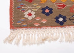 Neu Konya Feiner Moderner Kilim Zentralanatolischer Teppich Türkischer Wollteppich