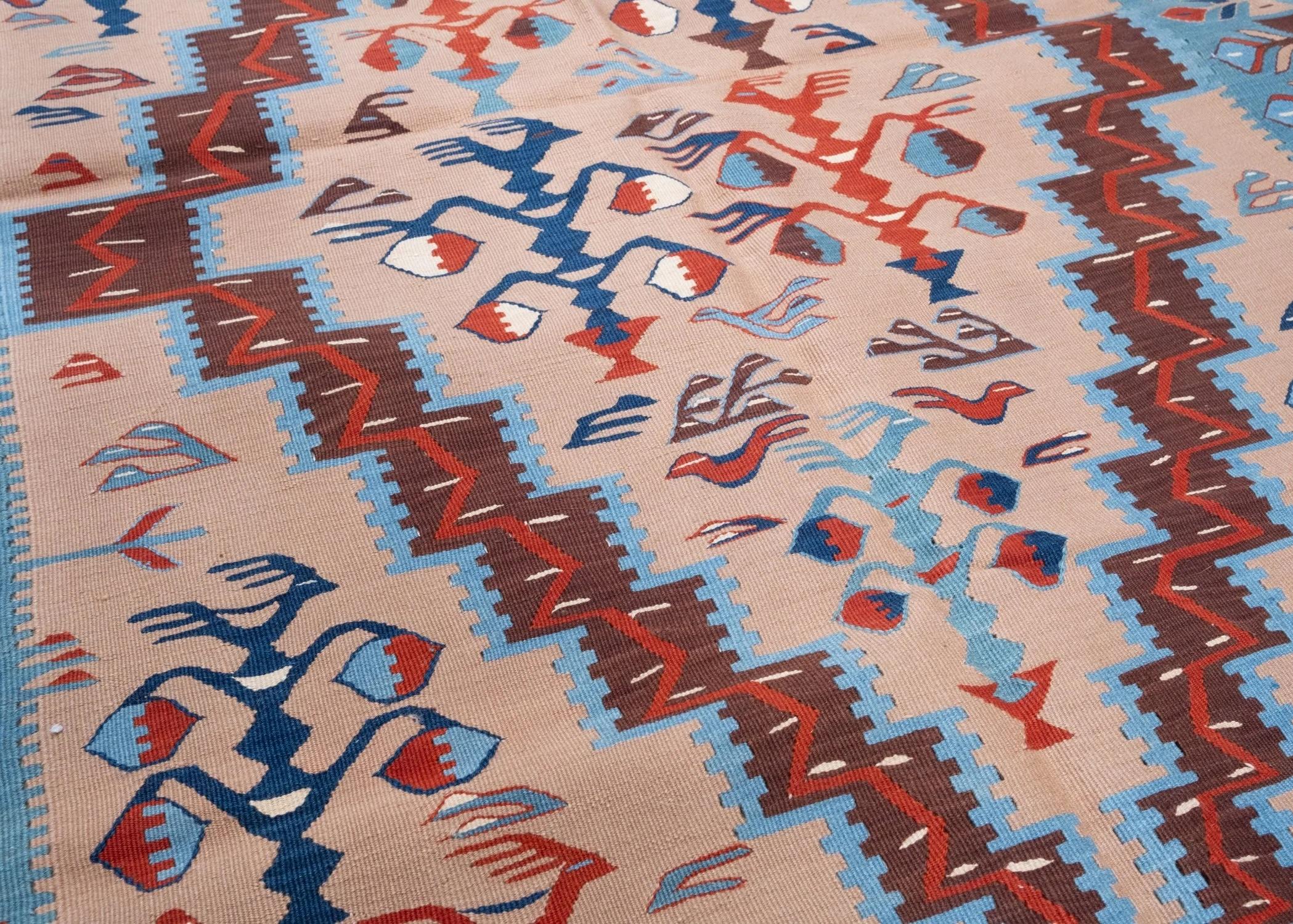 Nueva Alfombra Moderna Konya Kilim Anatolia Central Alfombra Turca Turco en venta