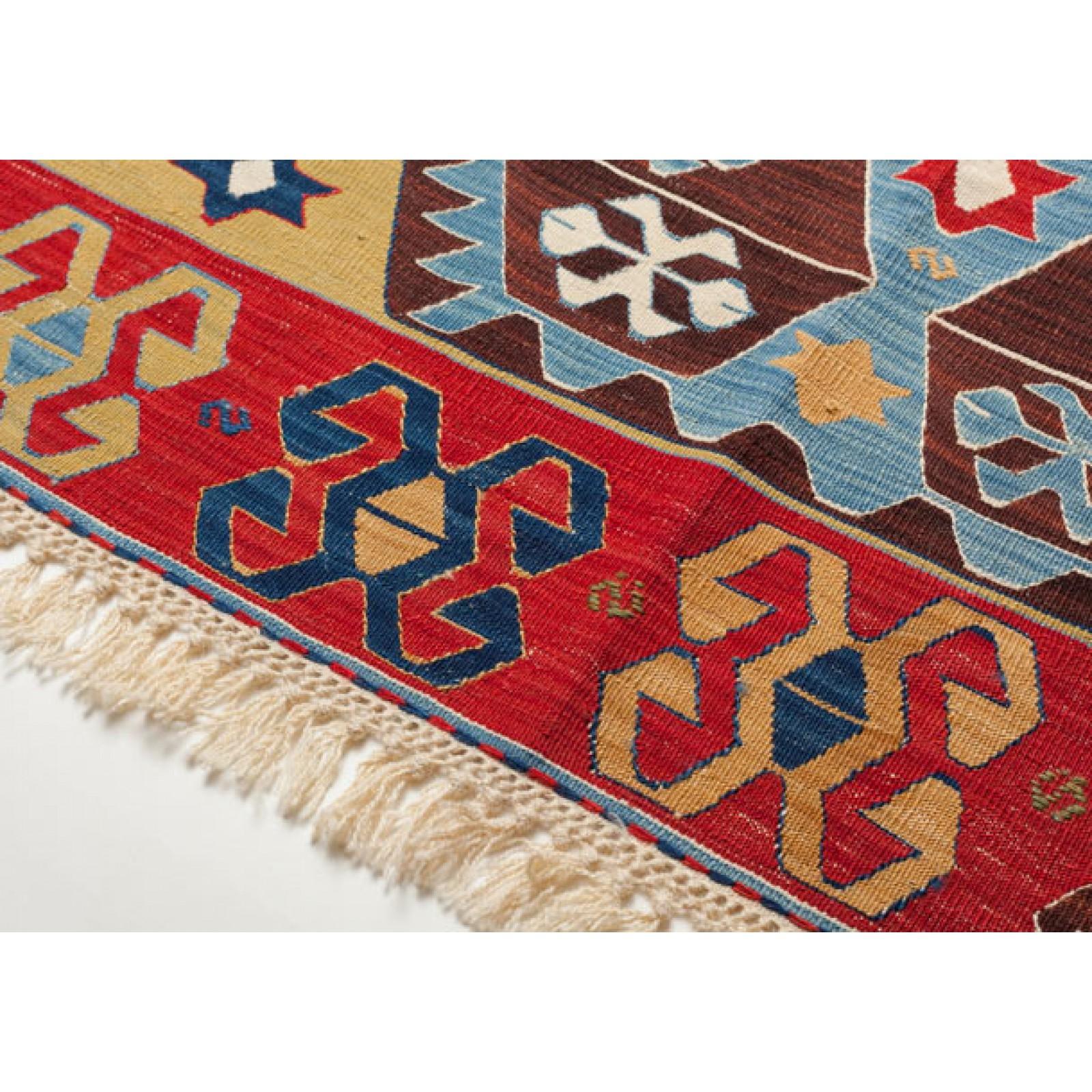 Nueva Alfombra Moderna Konya Kilim Anatolia Central Alfombra Turca Tejido a mano en venta