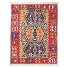 New Konya Modern Kilim Central Anatolian Rug Turkish Carpet