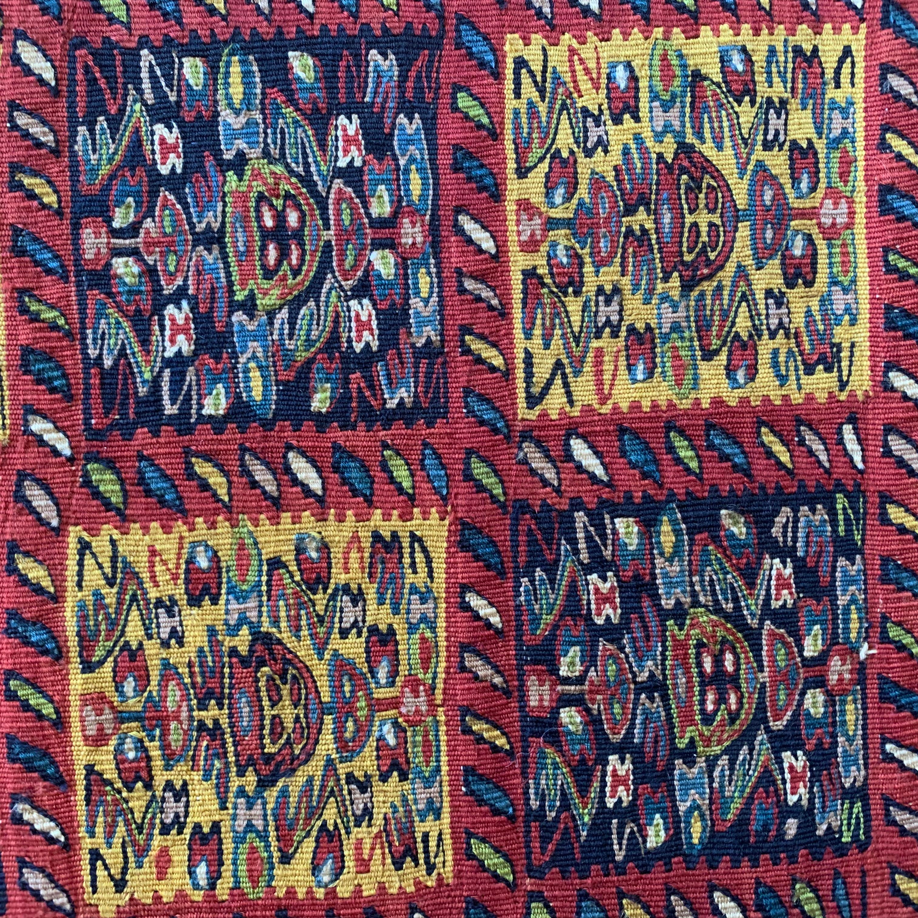 Nueva Alfombra Corredera Kurda Pura Lana Kilim Tejida a Mano Kilim Plano Iraquí en venta
