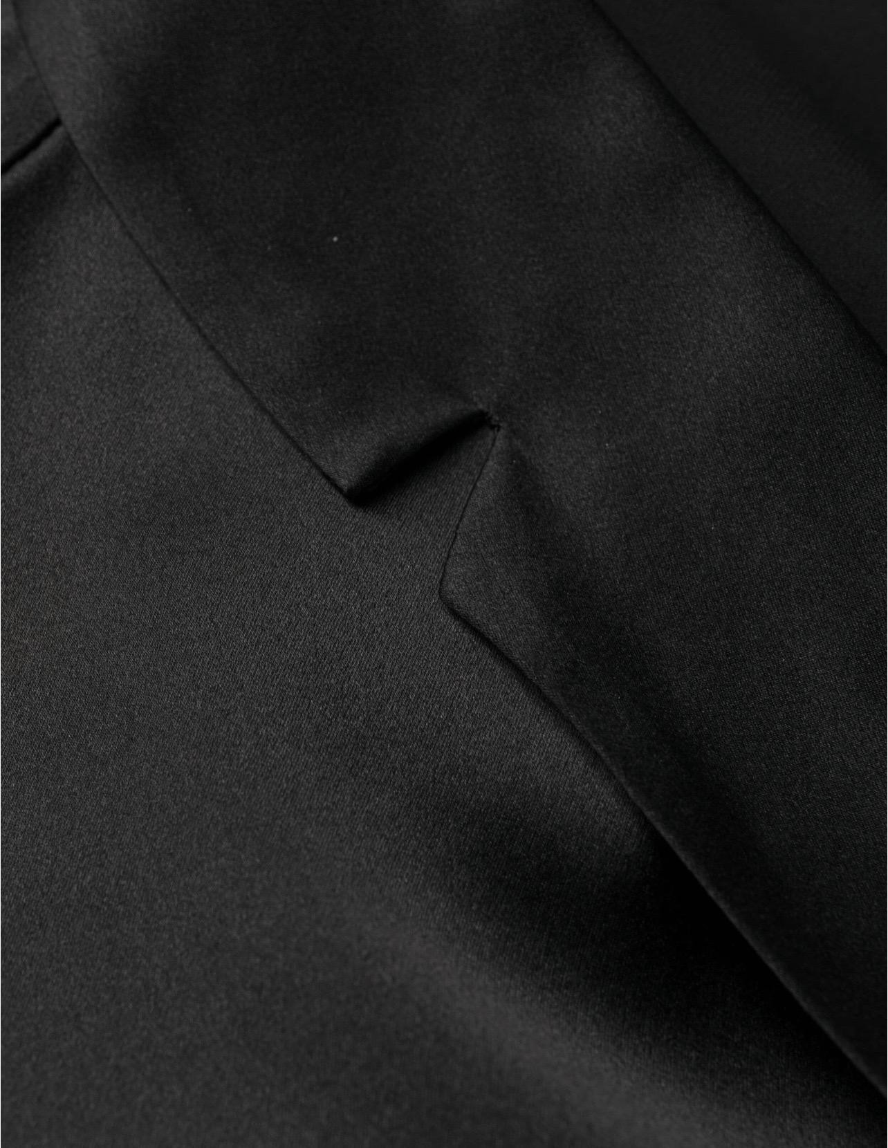 NEW La Perla Robe en soie noire avec ceinture S en vente 1