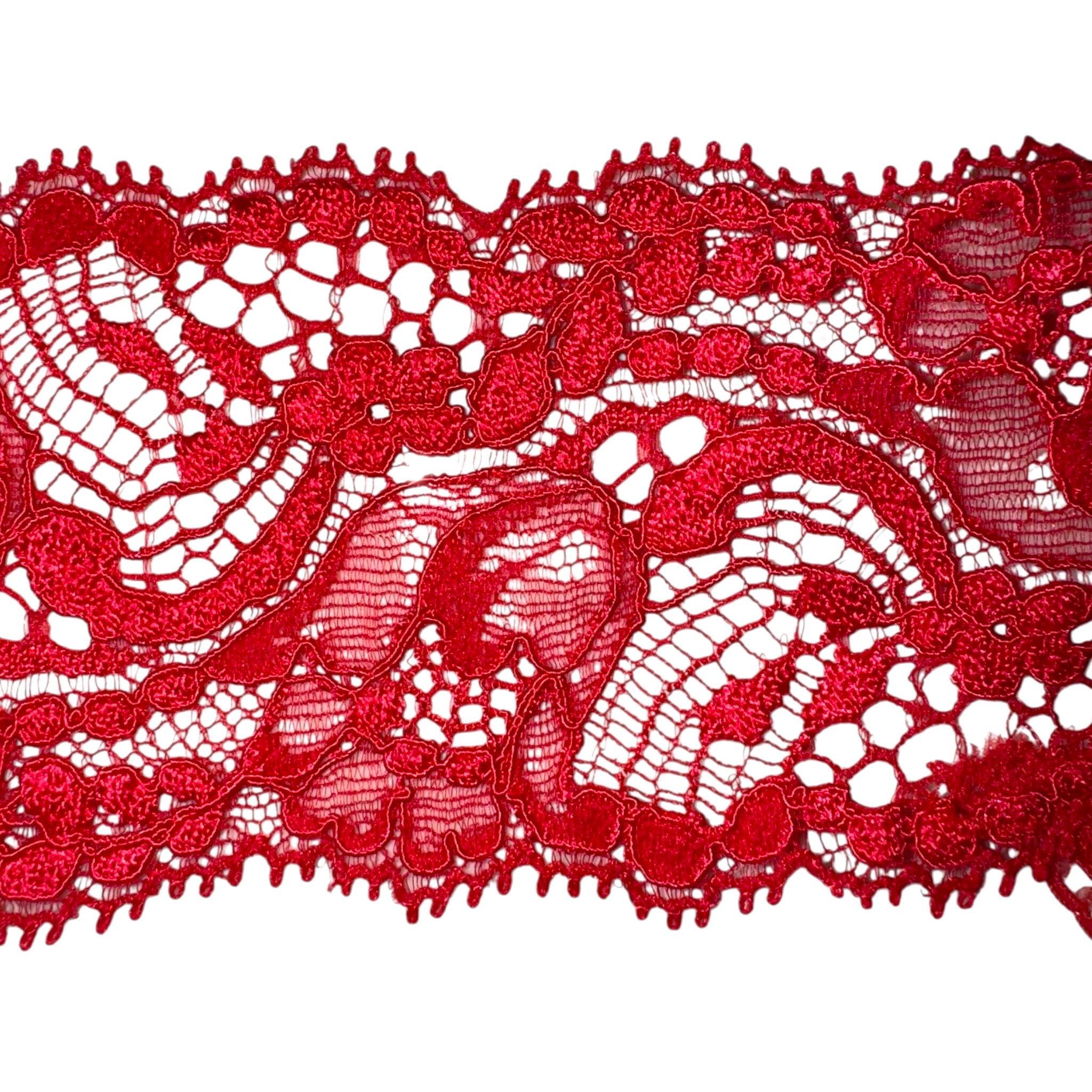 NUEVA LA PERLA Tanga de encaje rojo Braguita de tirantes como se ve en Kendall OS Rojo en venta