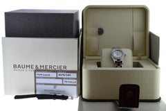 Ladies Baume & Mercier Linea Steel MOP Diamond 27MM Quartz Watch