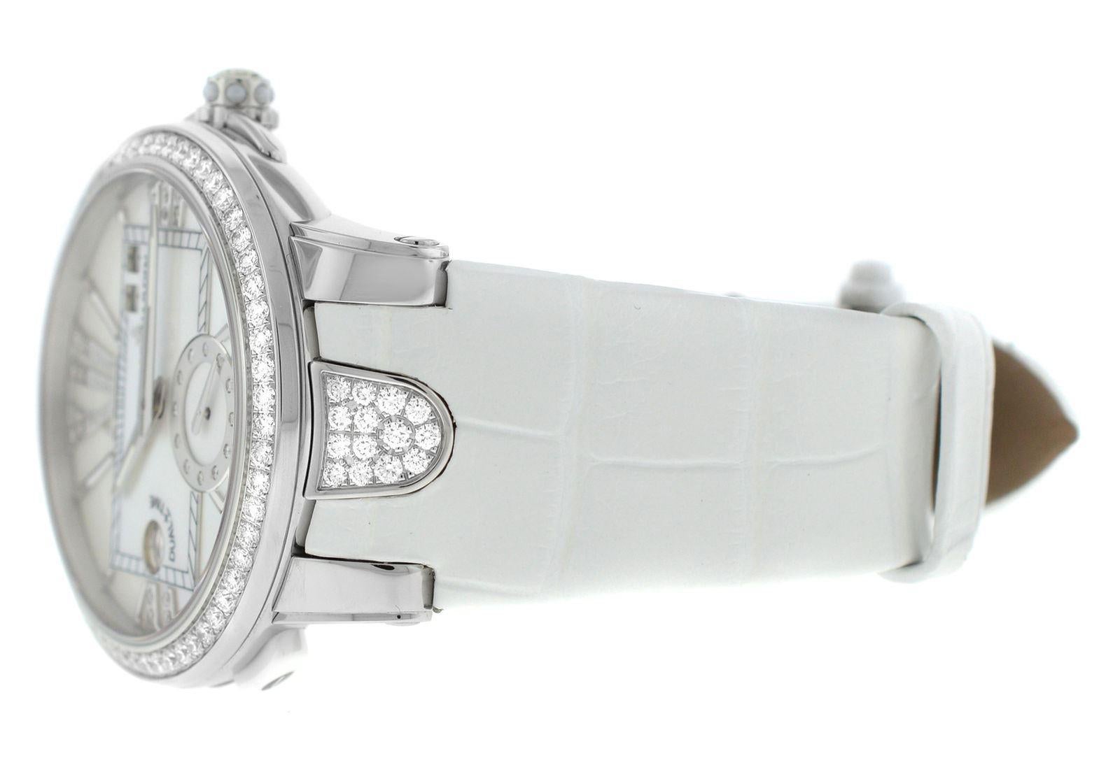 New Ladies Ulysse Nardin Executive Dual Time Diamond Watch For Sale 1