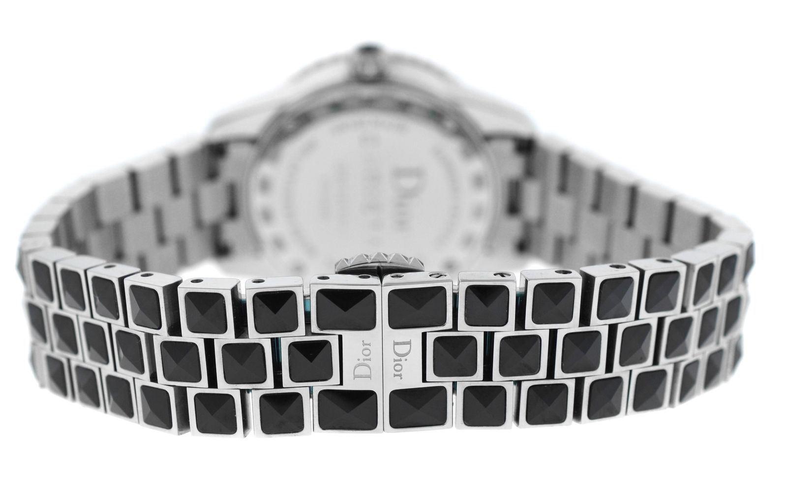 New Lady Christian Dior Christal Diamond SS Quartz Watch 1