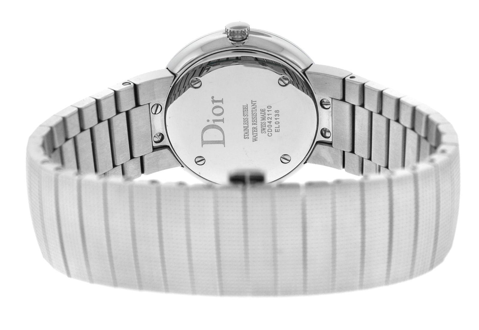 New Lady Christian Dior La D De Dior Steel Quartz Watch In New Condition In New York, NY