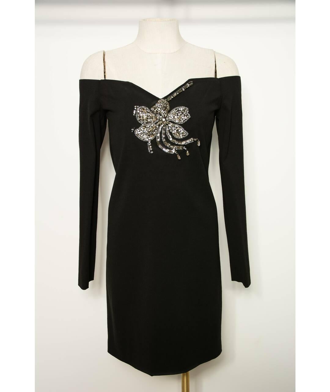 LANVIN


Black viscose Dress

Decorated with rhinestone flower 


 FR  Size 38 - US 6


Made in France

 New, with tags.
 100% authentic guarantee 

       PLEASE VISIT OUR STORE FOR MORE GREAT ITEMS  
os
