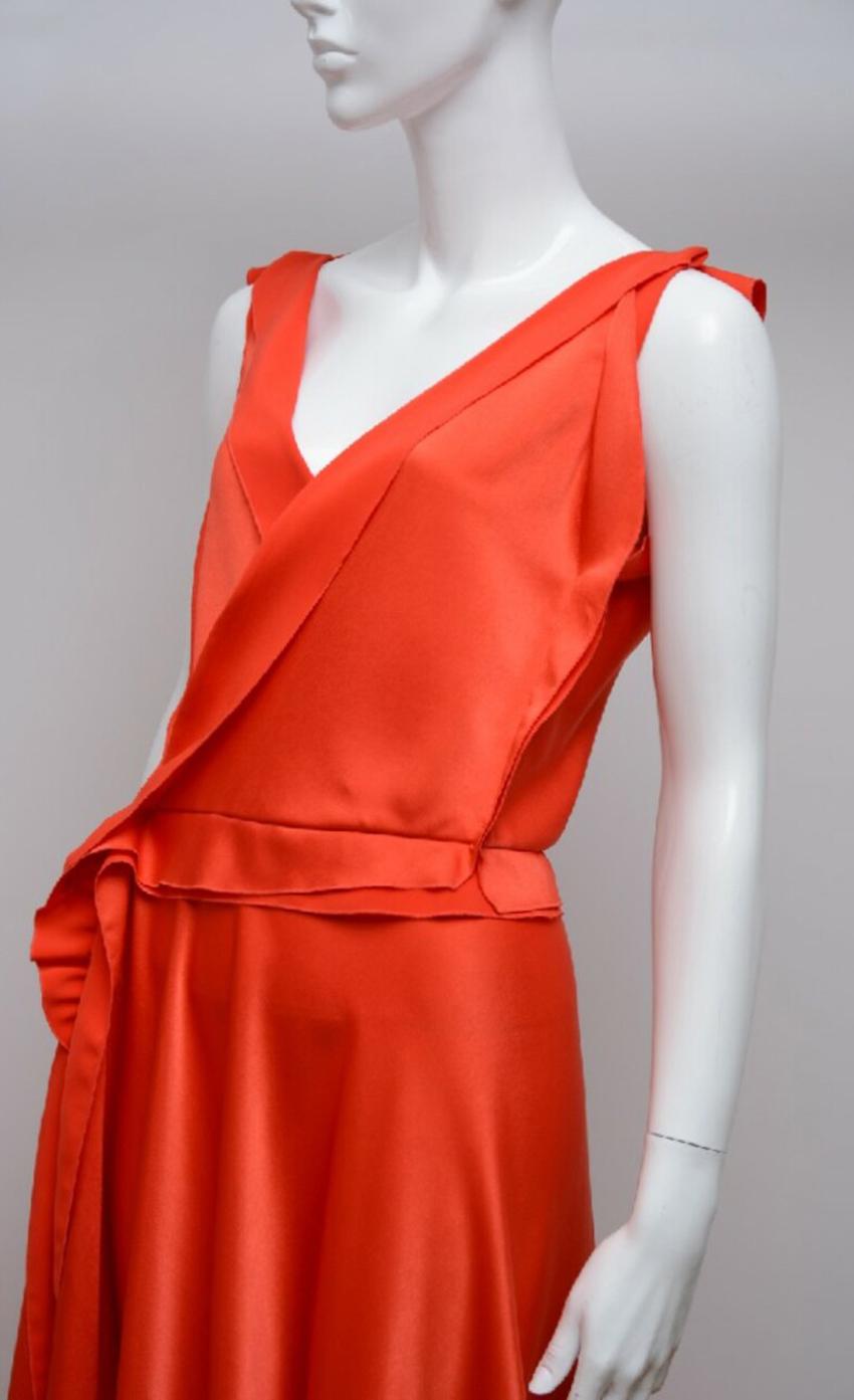 Red New LANVIN RED LONG DRESS FR 38 - 6; 40 - 8; 42 - 10